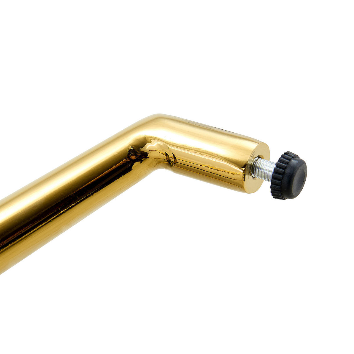 DREHSTUHL 2er-Set 360° drehbar PU Schwarz Metall Goldfarben - Schwarz, Metall (50/85/55cm) - Meubliv
