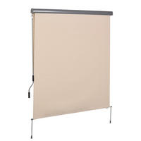 MARKISE DE-18456 250/160 cm mit Kurbel, UV-Schutz 50+ Creme - Creme, Metall (160/250cm) - ComfortXL