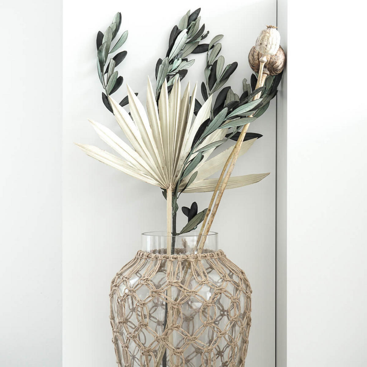 PALMBLATT "Sun Cut" - 1x / lila / 40 cm - Lila, Naturmaterialien (40cm) - Lykke & You