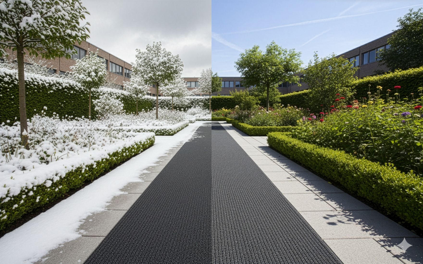 Thumbnail - Melius Vivere Sicherheitsmatte, Braun, Kunststoff, 120x2500 cm, Gartenzubehör, Terrassen- & Balkonböden