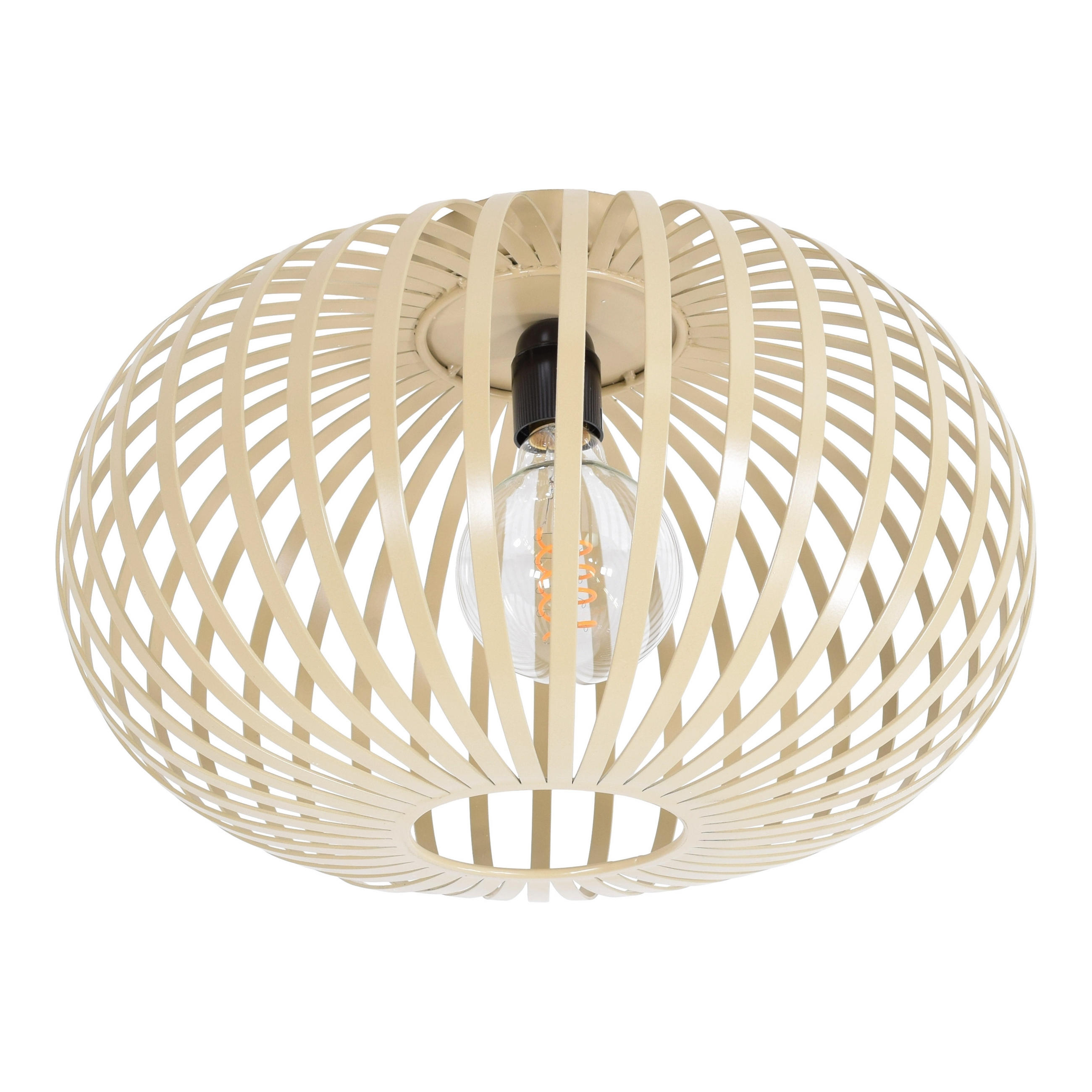 DECKENLEUCHTE Flow - Beige, Metall (40/40/23cm)