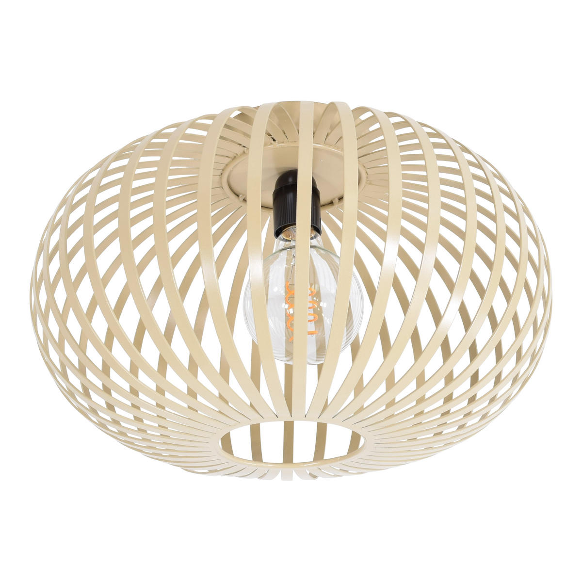 DECKENLEUCHTE Flow - Beige, Metall (40/40/23cm)