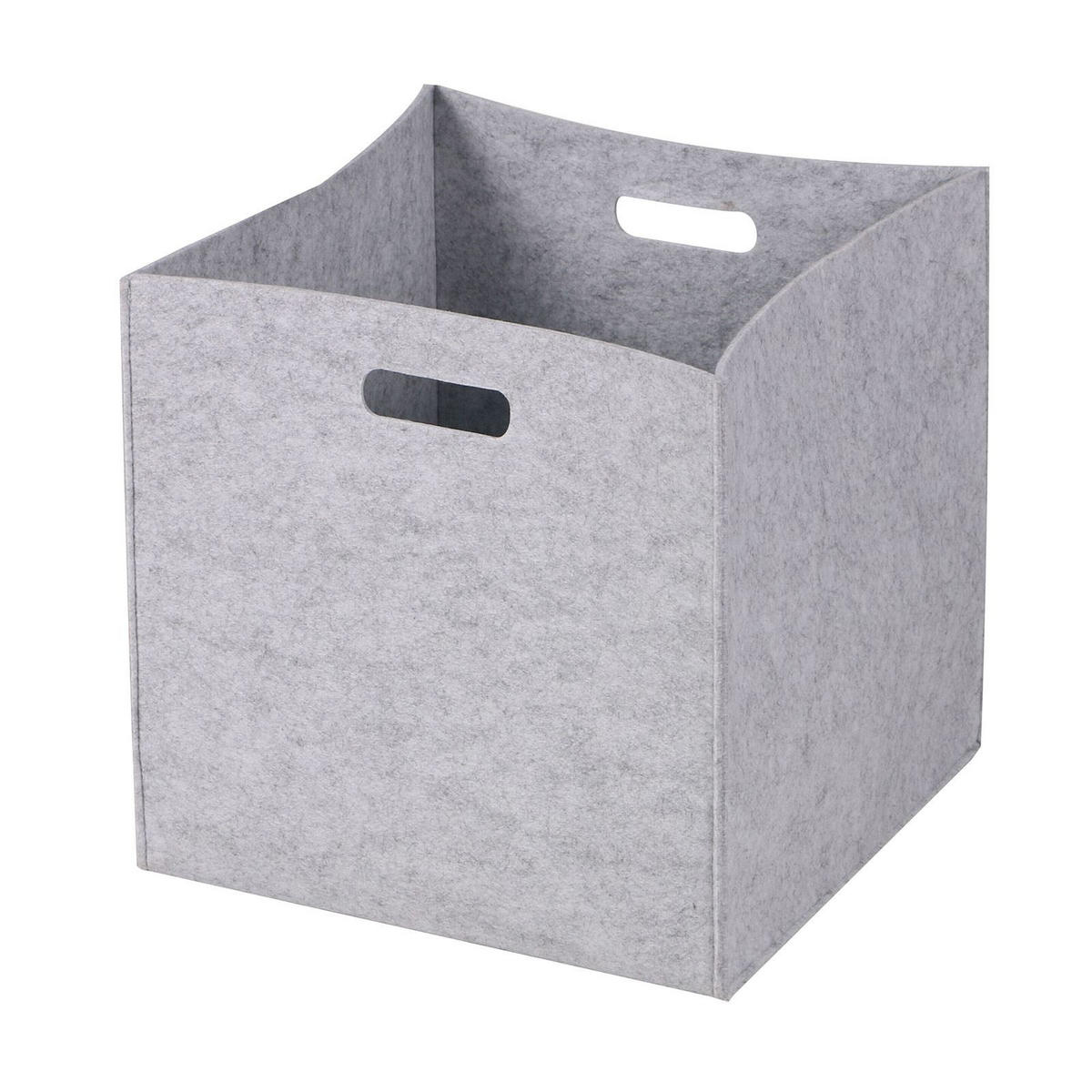 FALTBOX FELT 2ER-SET - Grau, Textil (32/32/32cm) - IDIMEX