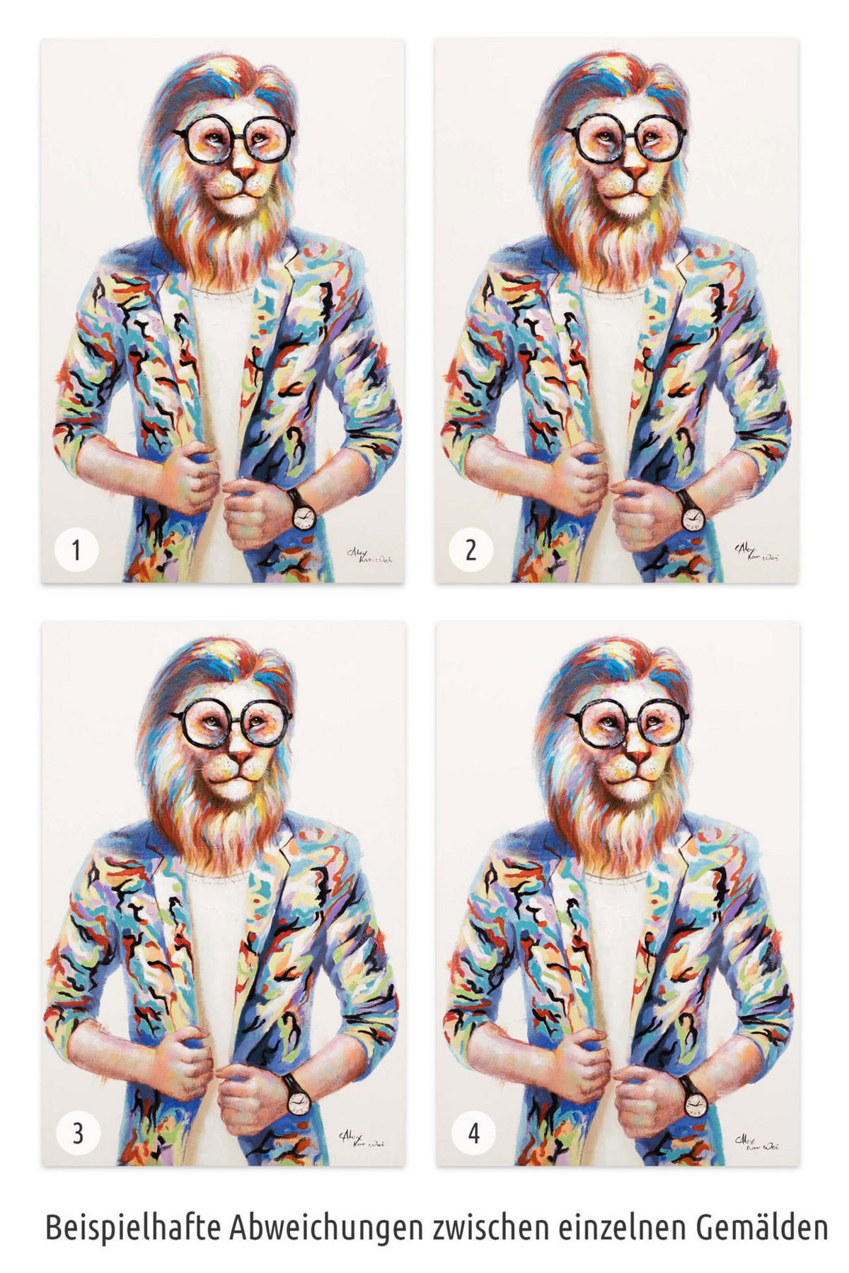 ACRYLBILD HANDGEMALT 60/90 cm - Multicolor, Holz/Textil (60/90cm) - KUNSTLOFT