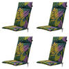 GARTENSTUHLKISSEN Iven 120/50 cm 4er-Set - Grün, Textil (50/8/120cm) - Madison