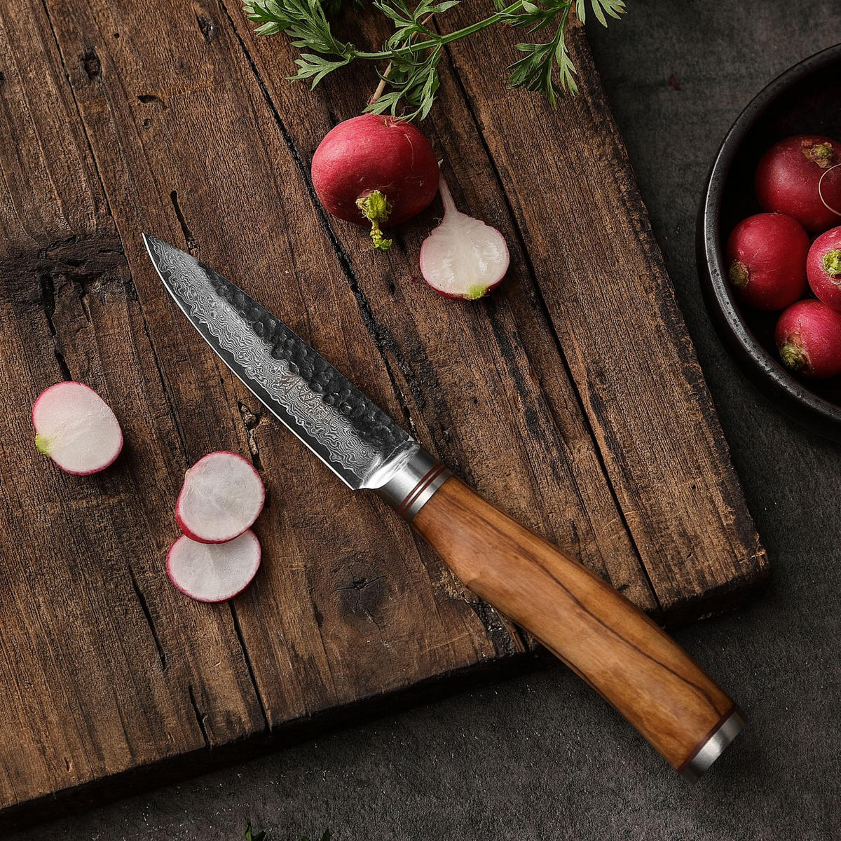 OFFICEMESSER 9 cm - Braun, Holz/Metall (21cm) - Wakoli