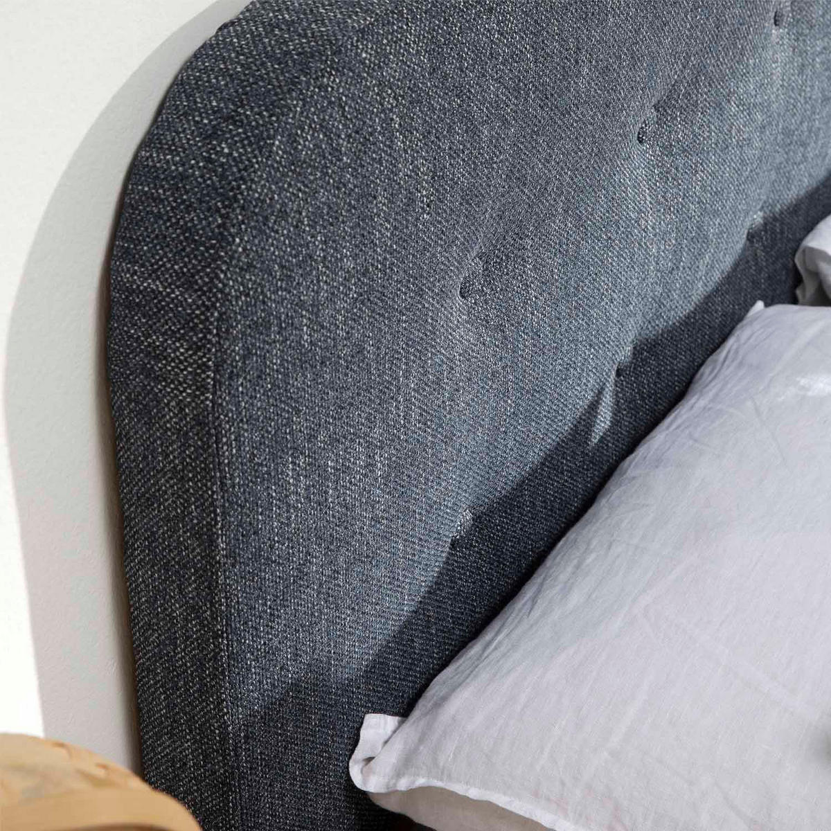 KOPFTEIL 160x60 cm Saona Blau - Blau, Textil (8/60/160cm) - VS Venta-stock