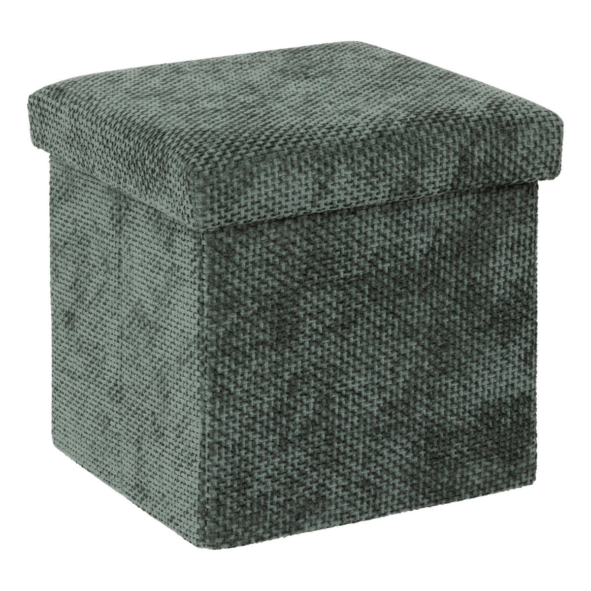 SAMTPOUF Velvy 31/31/31 cm - Grün, Holzwerkstoff (31/31/31cm) - 5five Simply Smart