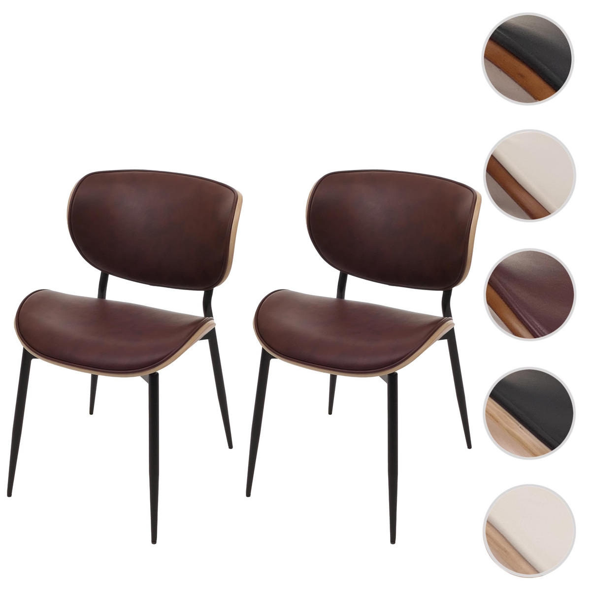 ESSZIMMERSTUHL Beige, Braun - Beige/Braun, Textil (50/80/51cm) - MCW