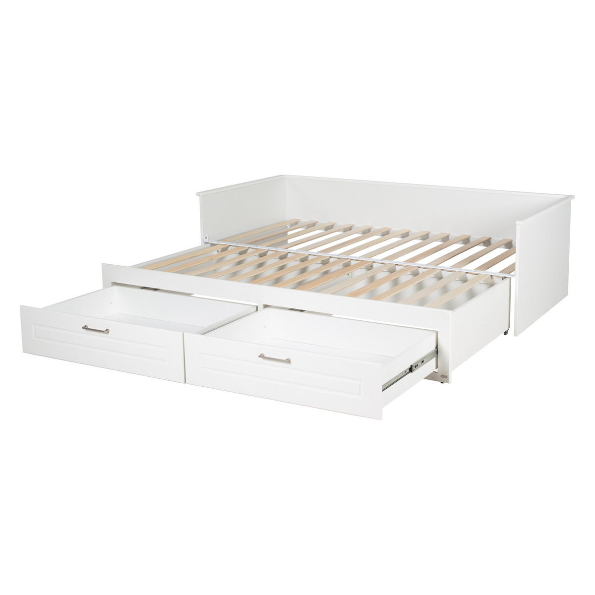 TAGESBETT Felicia 90x200 cm bis 180x200 cm - Weiß, Holzwerkstoff (90/200cm) - Roba