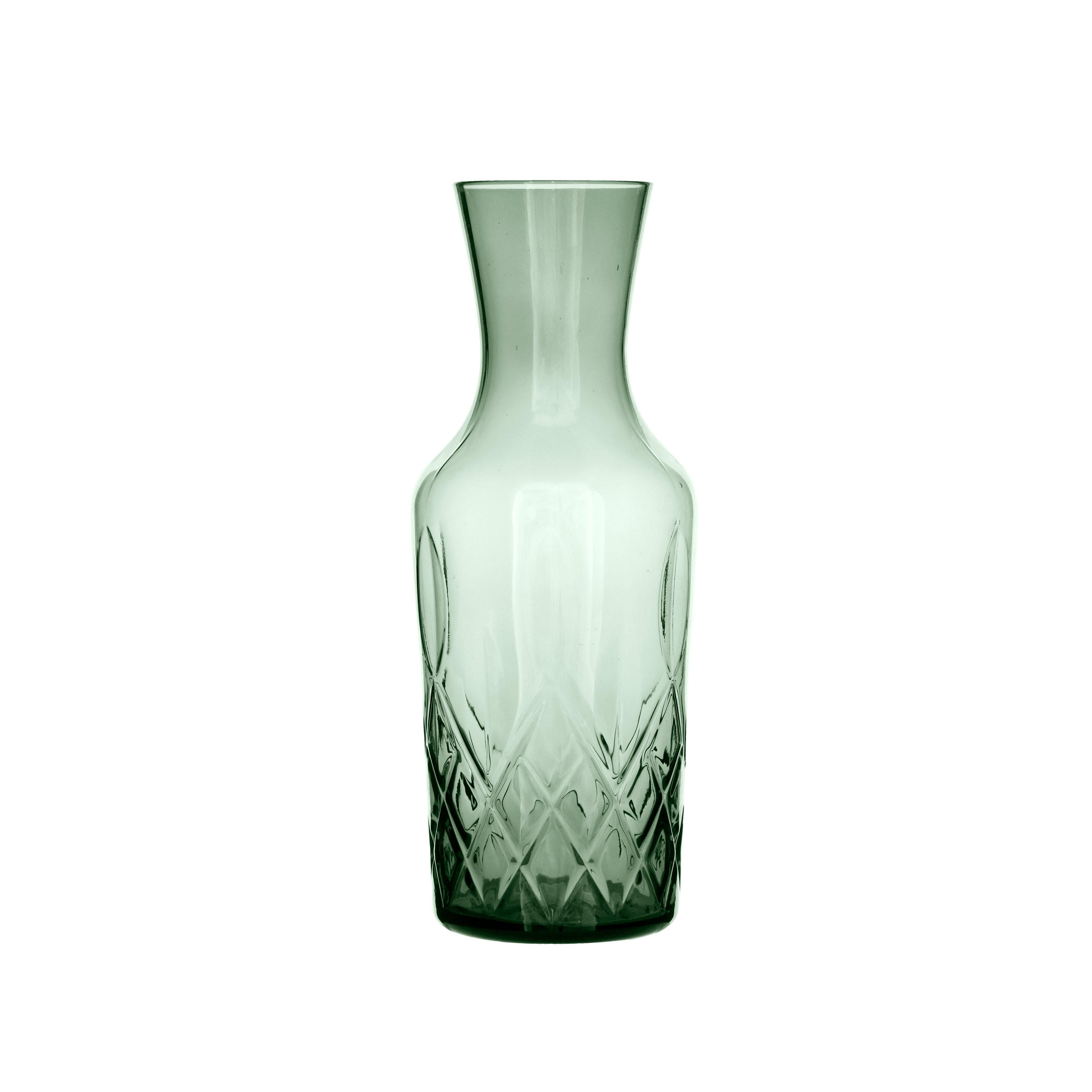 WASSERKARAFFE Sorrento, Glas, Grün, 1 L - Grün, Glas (1L) - Lyngby Glas