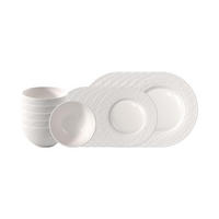 TAFELSERVICE Manufacture Ice weiß 18er Set - Weiß, Keramik (1/1/1cm) - Villeroy & Boch