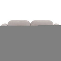 3-SITZER SCHLAFSOFA Tvoya Graubeige Bouclé - Taupe/Schwarz, Kunststoff/Textil (253/82/110cm) - Selsey