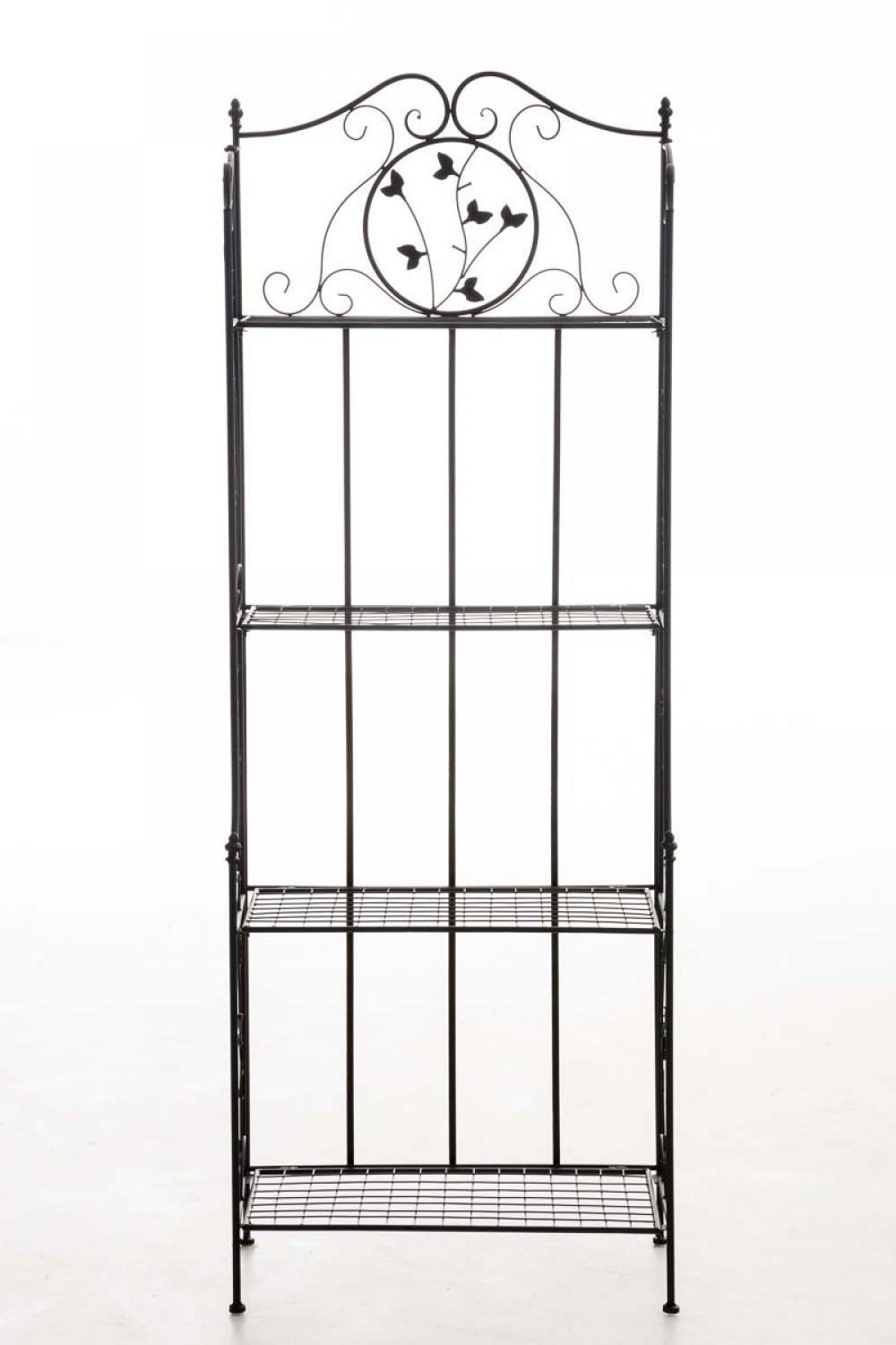 STANDREGAL Metall Schwarz - Schwarz, Metall (60/158/33cm) - CLP