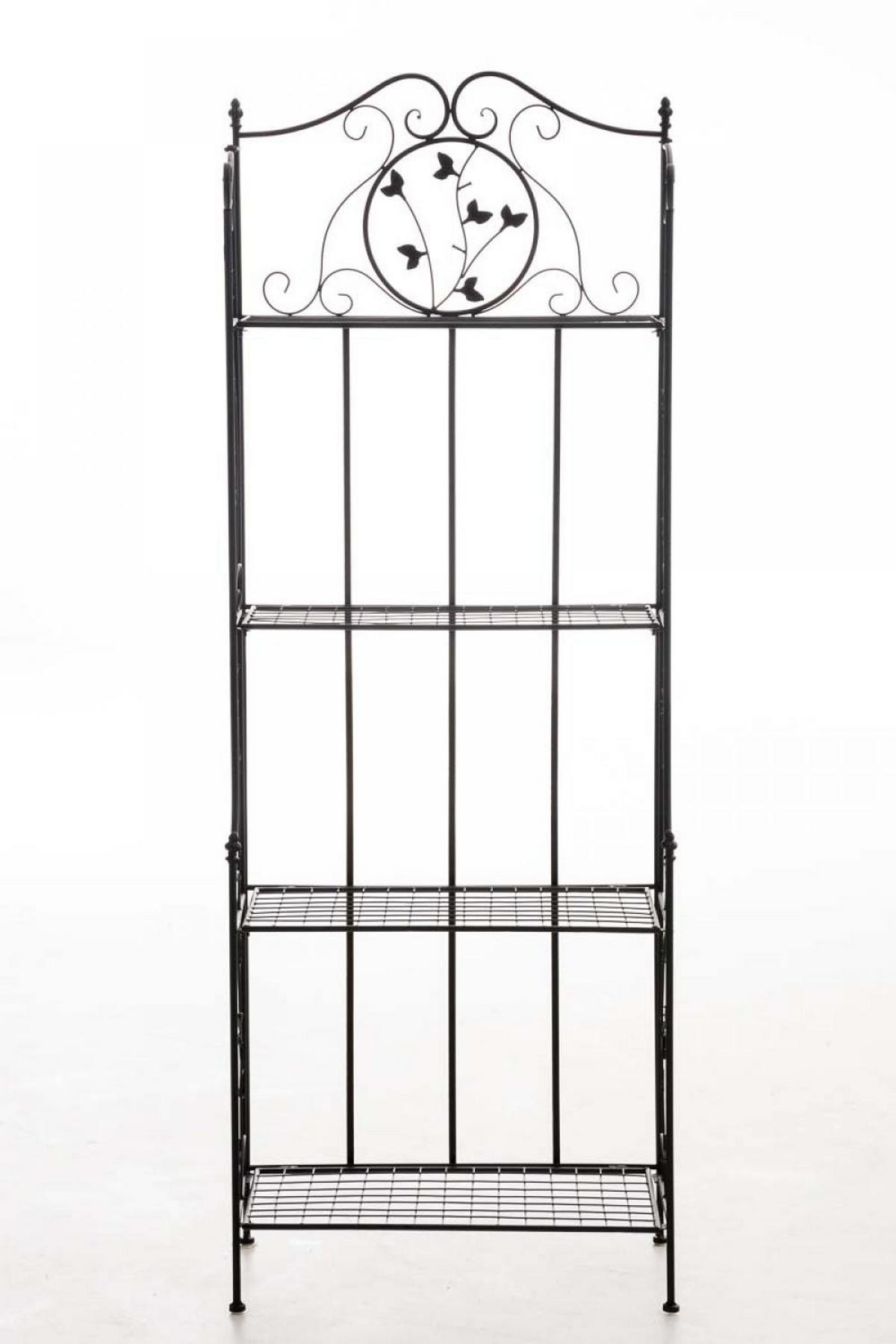 STANDREGAL Metall Schwarz - Schwarz, Metall (60/158/33cm) - CLP