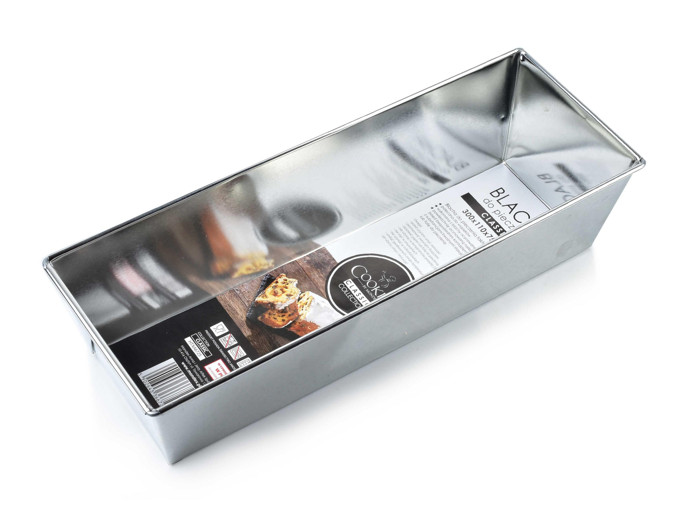 BACKBLECH Classic Silber 30/11/7.5 cm Metall - Silberfarben, Metall (11/7.5/30cm) - Mondex