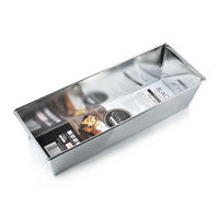 BACKBLECH Classic Silber 30/11/7.5 cm Metall - Silberfarben, Metall (11/7.5/30cm) - Mondex