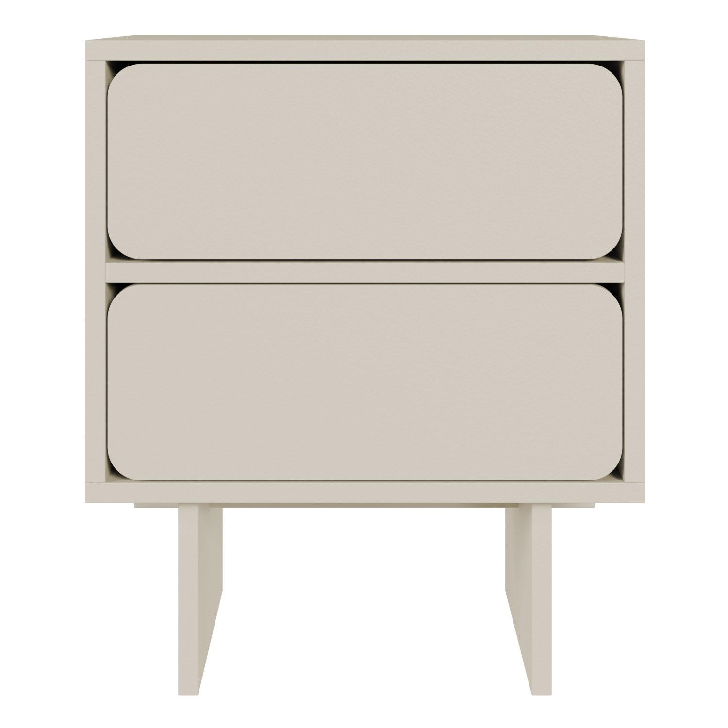 NACHTTISCH Wuwu Greige 50 cm - Taupe, Holzwerkstoff (49.6/56/35cm) - Selsey
