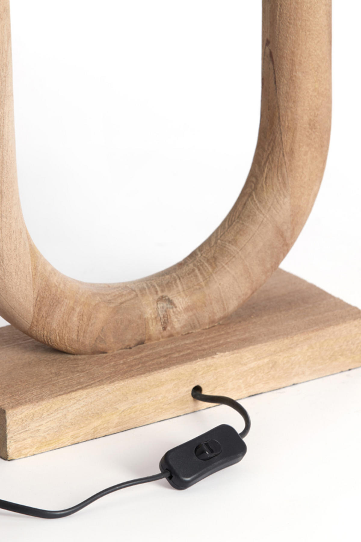 LAMPENFUSS Paceco Braun 20/12/44 cm - Braun, Holz (20/12/44cm) - Light & Living