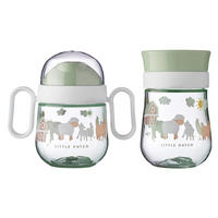 TRINKLERNBECHER Mio Little Farm 200 & 300 ml 2er Set - Grün, Kunststoff (0.001L) - Mepal