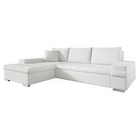ECKSOFA Bangkok Mini Premium - Beige/Silberfarben, Holz/Textil (274/182cm) - MIRJAN24