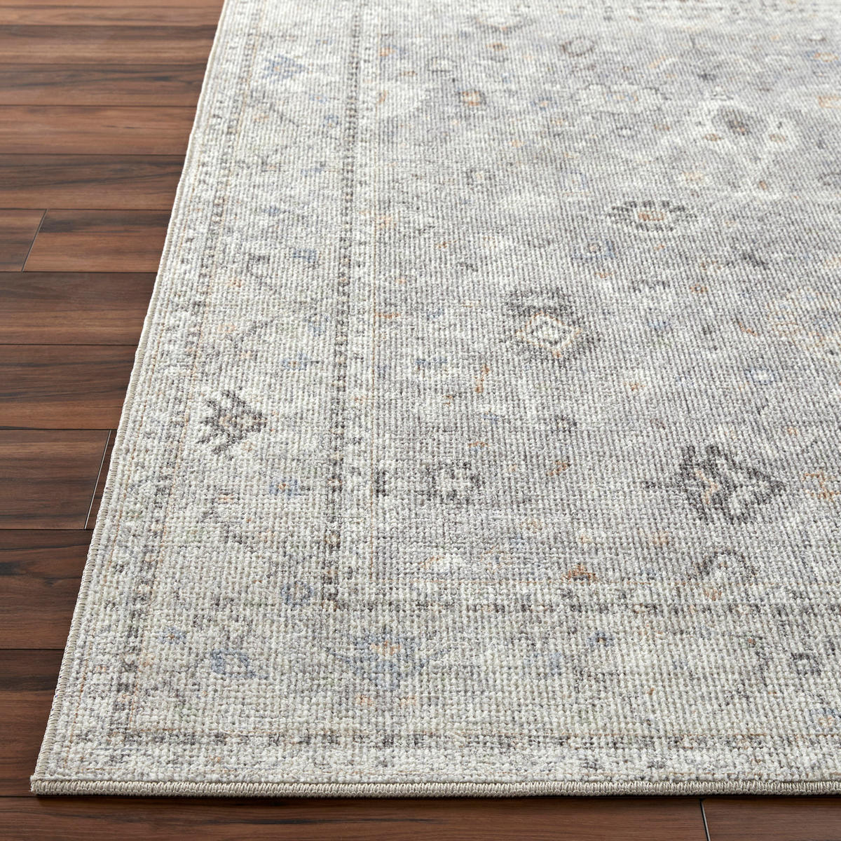 VINTAGE-TEPPICH Davina 160/220 cm Hellgrau - Grau, Textil (160/213cm) - LIVABLISS