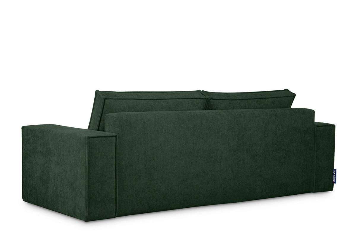 3-SITZER-SOFA NAPI II mit Schlaffunktion, grün - Grün, Textil (244/89/101cm) - KONSIMO®