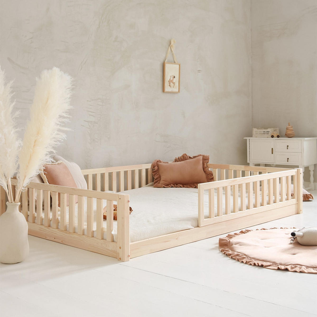 POSTEL 140/200 Agnès Přírodní dřevo - hnědá, dřevo (140/200cm) - Petits-meubles