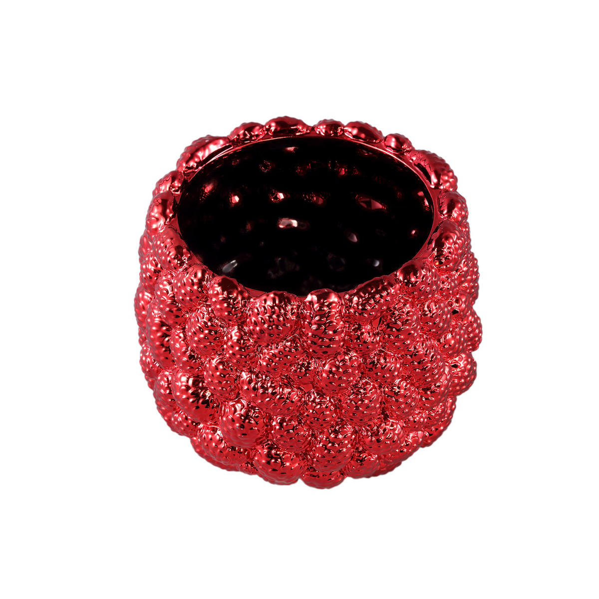 TOPF Francisca Rot 21/21/17cm - Rot, Keramik (17cm) - PTMD Collection