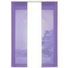 VORHANG 2ER SET HxB 245x60 cm - Lila, Textil (60/245cm) - Gardinenbox