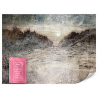 FOTOTAPETE Abstrakter Strand Beton Abstraktion 200x140 - Beige/Braun, Papier (200/140cm) - Muralo