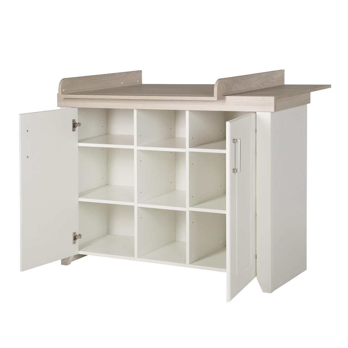 BABYZIMMER-SET Felicia I, 3-teilig - Weiß, Holzwerkstoff (76/82/144cm) - Roba