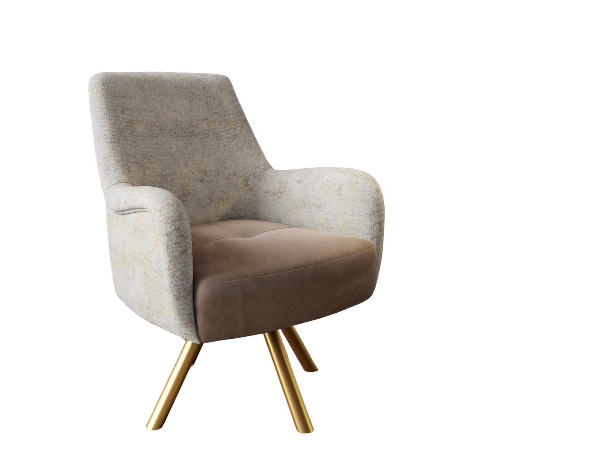 SESSEL Valerie In Touch Me - Braun, Holzwerkstoff/Textil (74/100/92cm) - Fun Möbel