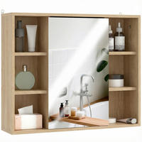 SPIEGELSCHRANK Naturfarben - Naturfarben, Holz (60/49.4/14.5cm)