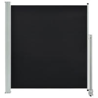 AUSZIEHBARE Seitenmarkise 140x300 cm Schwarz - Schwarz, Textil (300/140/300cm) - furnicato
