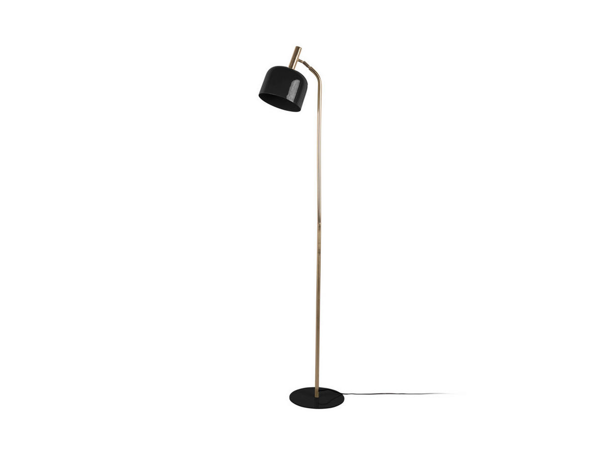 STEHLEUCHTE Smart 26/26/164 cm - Schwarz, Metall (26/26/164cm) - Leitmotiv
