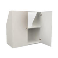 DACHSCHRÄGENSCHRANK CALI/ 100/100/51.8 cm - Weiß - Weiß, Holzwerkstoff (51.8/100/100cm) - Weber Industries