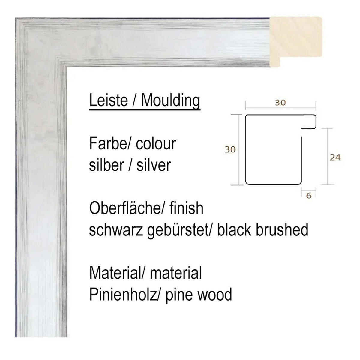 BILD gerahmt 30x35 cm Friedensreich Hundertwasser „Regentag auf Liebe Wellen“ - Rot, Holz (30/35cm) - artissimo