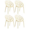 STUHL Holle - 2er Set creme - Naturfarben, Kunststoff (59/60/80cm) - TPFLiving