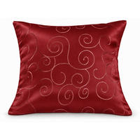 KISSENBEZUG 60/60 cm Bordeaux Damast Circle - Bordeaux, Textil (60/60cm) - TiborTex