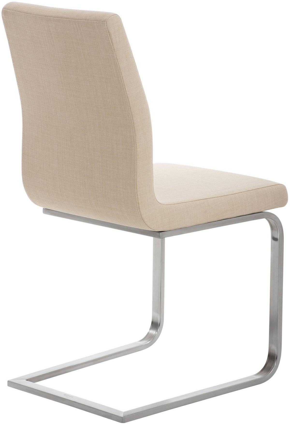 SCHWINGSTUHL Stoff Creme - Edelstahlfarben/Creme, Textil/Metall (40/90/50cm) - CLP