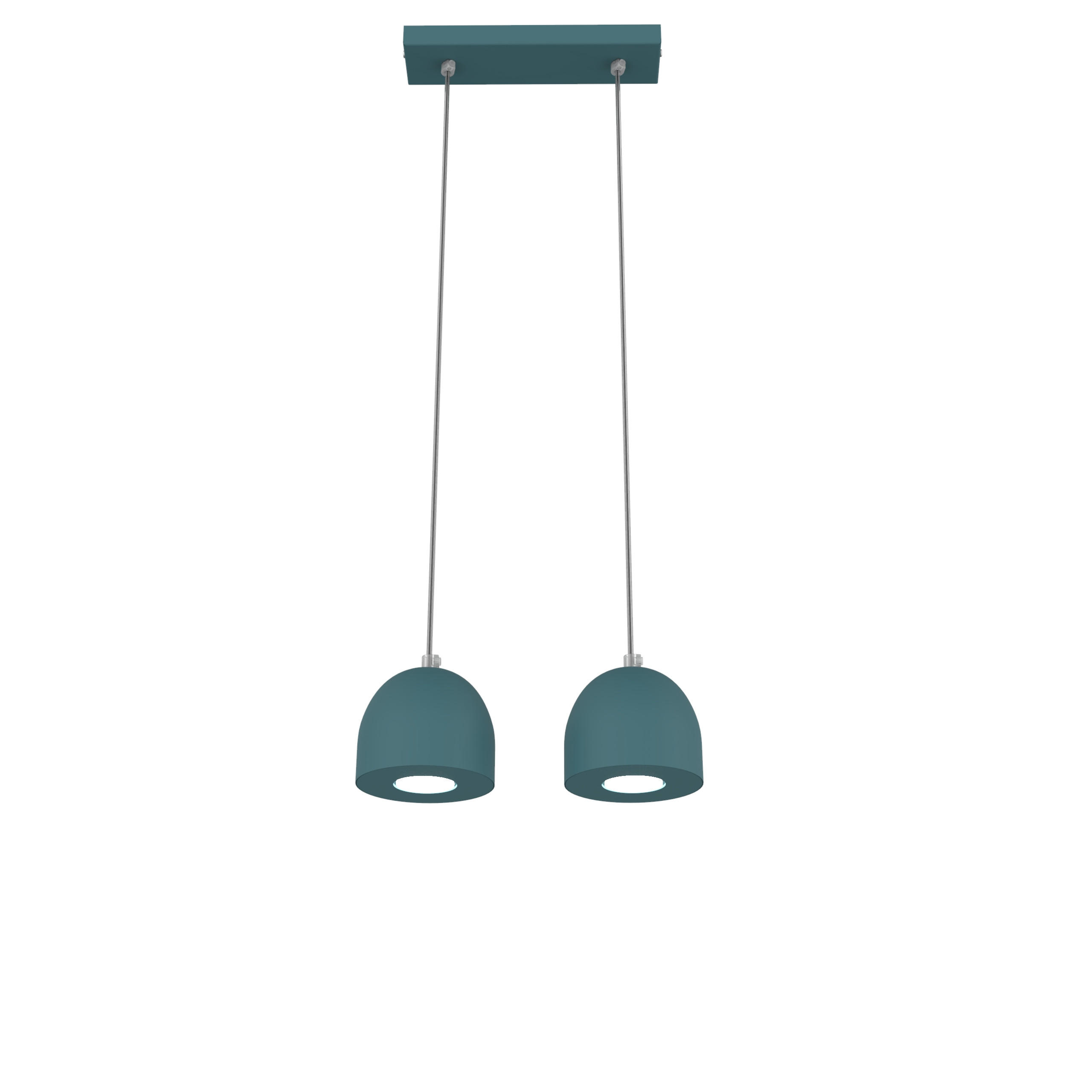 HÄNGELEUCHTE - Blau, Metall (6.5/27/120cm) - Lumicom