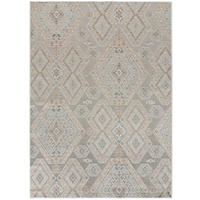 VINTAGE-TEPPICH Silber Arlette 95/140 cm - Silberfarben/Honig, Textil (95/140cm) - Atticgo