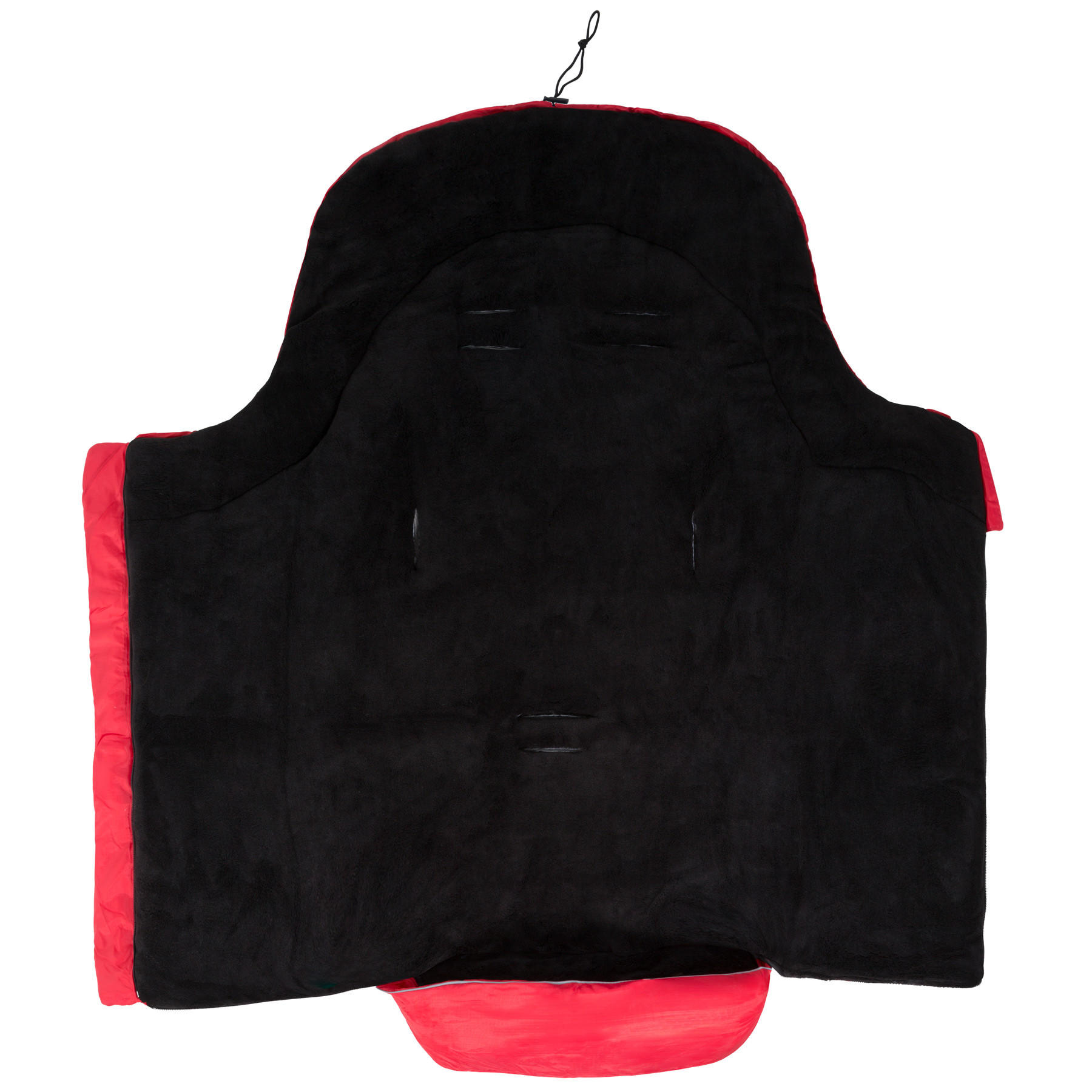 FUSSSACK ,waschbar, 97 x 47 cm,rot - Rot, Textil (47/3/97cm) - tectake
