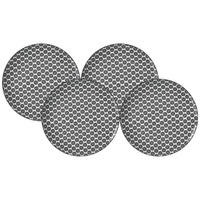 SPEISETELLER Takeo Circles schwarz-weiß ø 26,5 cm 4er Set - Schwarz/Weiß, Keramik (26.5cm) - Ritzenhoff Breker