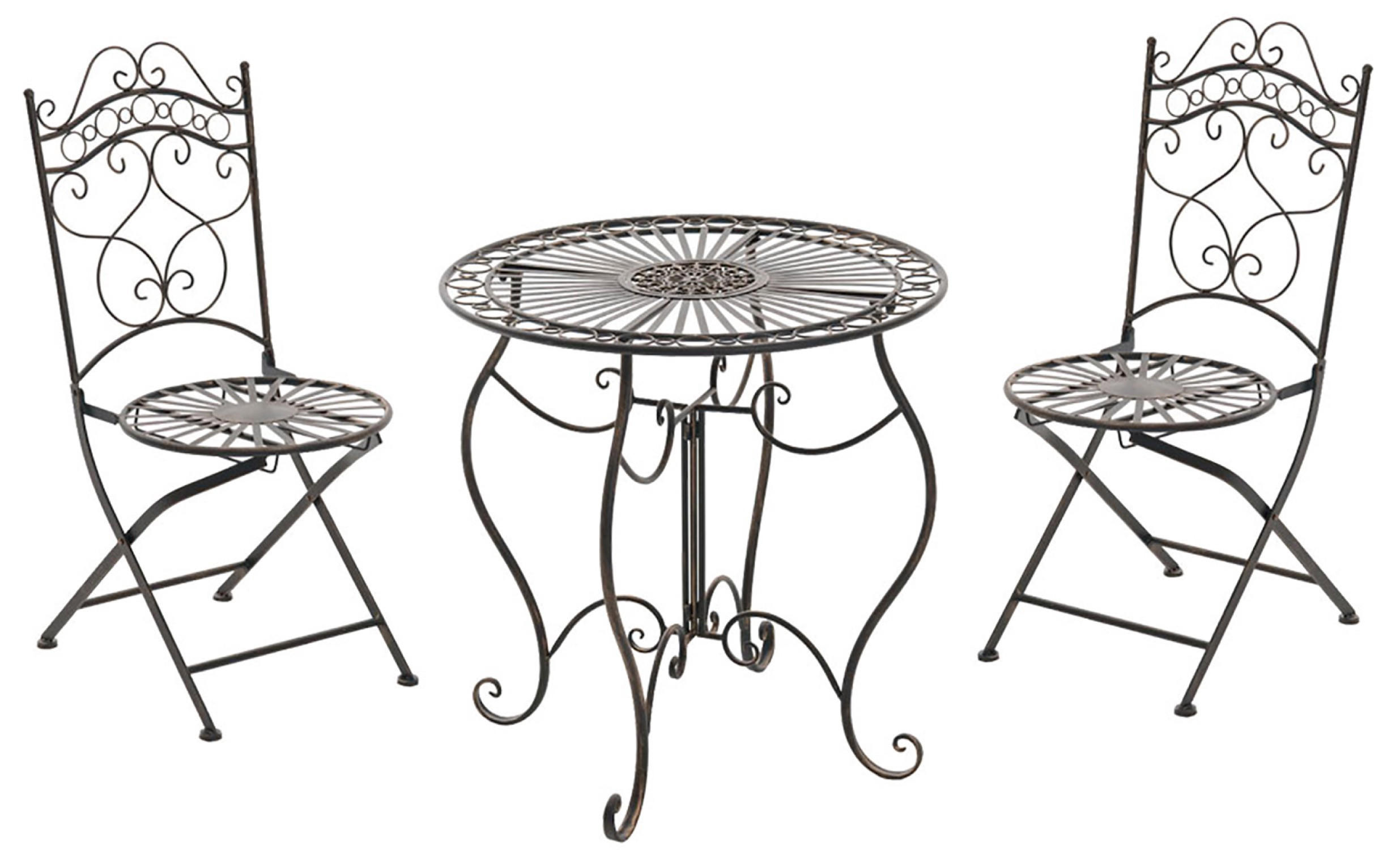SITZGRUPPE Indi bronze - Braun, Metall - TPFGarden