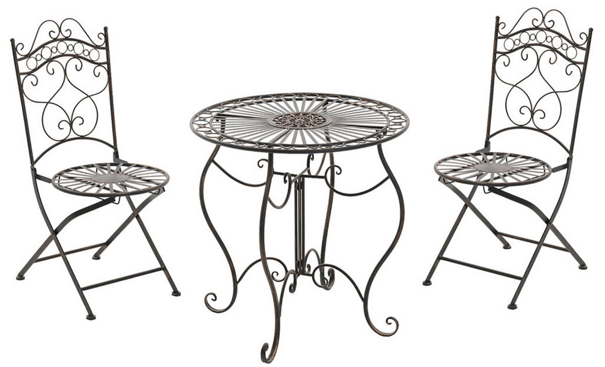 SITZGRUPPE Indi bronze - Braun, Metall - TPFGarden