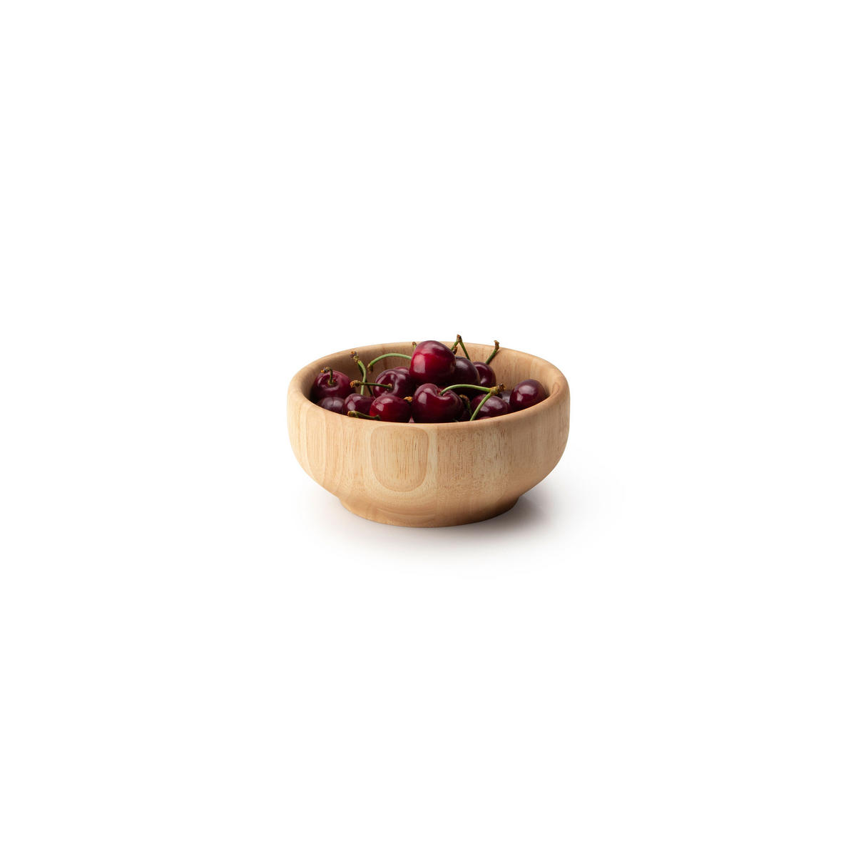 SNACKSCHALE, Gummibaumholz, Ø 16 x 7 cm, 3471 - Braun, Holz (16/7/16cm) - Continenta
