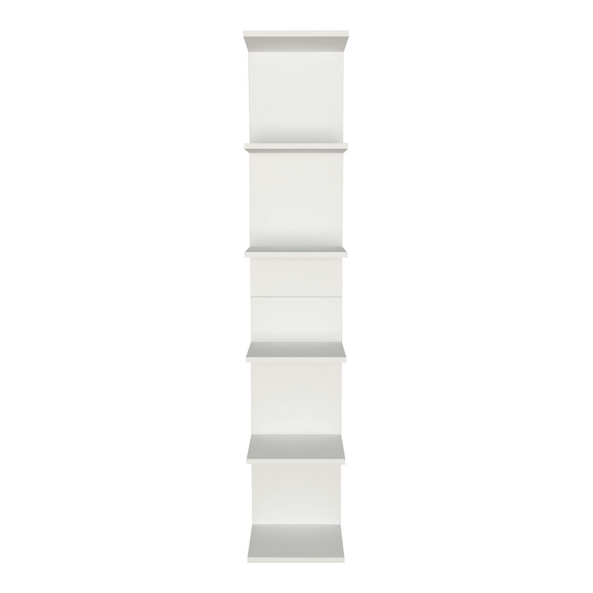 WANDREGAL Surahammar - Weiß, Holzwerkstoff (34.5/180/30cm) - [en.casa]