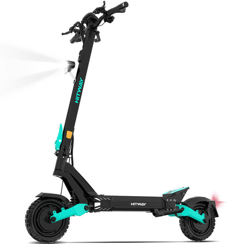 E-SCOOTER H11 ABE 23,4Ah Max 100km - Grün, Metall (68/134/125cm) - HITWAY